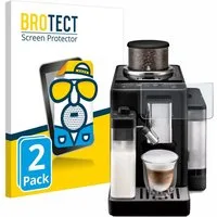 BROTECT Displayschutzfolie Schutzfolie für DeLonghi Rivelia, 2 Stück, Displayschutz Schutz Folie Matt Entspiegelungsfolie