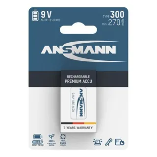 1x6 Ansmann maxE NiMH Akku 300 9V-Block 270 mAh 5035453