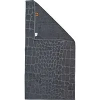 done.® Duschtuch Croco, Walkfrottier (1-St), Hoch-Tief-Webung im Croco-Look