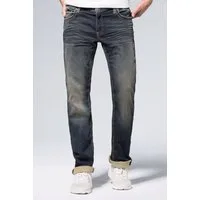 CAMP DAVID Comfort-fit-Jeans Münztasche mit Ziernaht