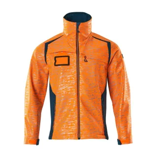 MASCOT Herren Softshell Jacke ACCELERATE SAFE Hi-vis Orange / Dunkelpetroleum XXL - 19202-291-1444-XXL