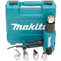 Makita Heißluftgebläse HG6031VK, 1800 in W, bis max. 600 °C, 1800W mit Koffer