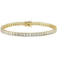 Bruno Banani Armband Schmuck Geschenk Silber 925 Armschmuck Armkette Tennisarmband Gold, mit Zirkonia (synth)