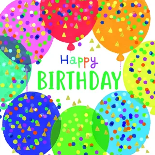 Servietten BALLOON & BIRTHDAY