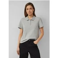 s.Oliver Kurzarmshirt Polo-Shirt Polo-Shirt aus Baumwoll-Piqué