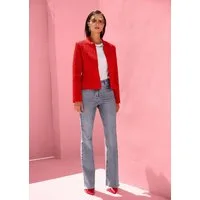 MADELEINE Kurzblazer Eleganter Jerseyblazer im Zopf-Design Blazer mit Stehkragen, Hakenverschluss und langen Ärmeln