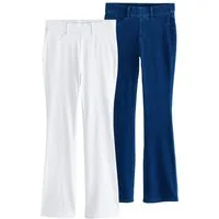 Next Jeansleggings Lange Bootcut-Leggings aus Jersey-Denim, 2er-Pack (2-tlg)