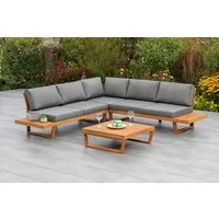 MERXX Garten-Essgruppe Valparaiso, (2-tlg), Eck-Sitz-Set