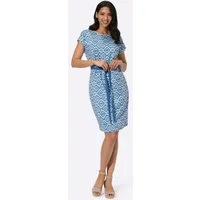 Sieh an! Jerseykleid Jersey-Kleid Kurzarm