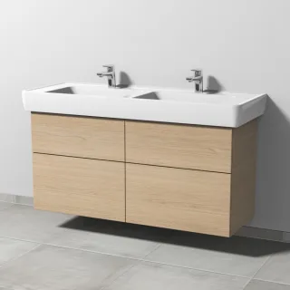 Sanipa 3way Waschtischunterbau zu Laufen Pro A Waschtisch mit 4 Auszügen, Eiche-Nordic SM76048