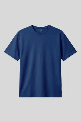 Übergroßes Rundhals-T-Shirt