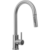 wohnwerk.idee Küchenarmatur ausziehbar Wasserhahn Küche Gold Matt Gebürstet Kupfer Schwarz Chrom