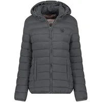 Geographical Norway Steppjacke Hochwertige Outdoorjacke Übergangsjacke Leicht mit Kapuze