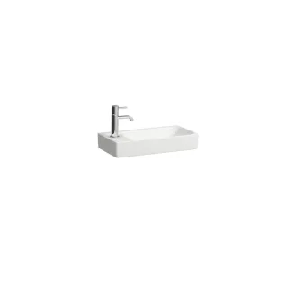 LAUFEN Handwaschbecken MEDA 235x460x115 asym. o.Hl. o.Ül. Becken re weiß matt, H8151147571121 H8151147571121