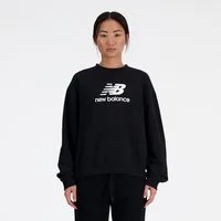 New Balance Sweatshirt Sport Essentials French Terry Logo Crew für Erwachsene geeignet, mit Crew-Ausschnitt, in den Größen XS bis XXL