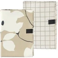 SCHÖNER WOHNEN-Kollektion Geschirrtuch DUO Geschirrtuch, (Packung, 2-tlg), 50 x 70 cm in Beige