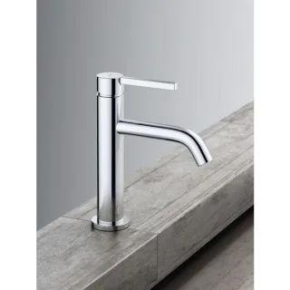 Kludi Nova Fonte Waschtischarmatur 202660515 mit Push-Open Ablaufgarnitur, chrom