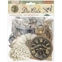 Stamperia Motivpapier Stanzmotive "Gardens of Time", 38 Teile