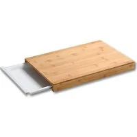 KESPER® Schneidebrett Schneidebrett mit Auffangschale, Maße: B: 38 x T: 25 x H: 3,5 cm, (1-St)