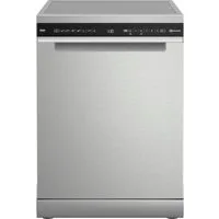 BAUKNECHT Standgeschirrspüler B7F HS51 X, 15 Maßgedecke, MaxiSpace – bietet Platz für große Pizzateller mit 32 cm Durchmesser