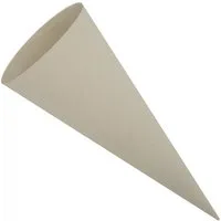 Goldbuch Schultüte Bastelschultüte 70cm grau Rohling