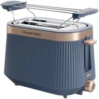 RUSSELL HOBBS Toaster Brontë 26762-56, Soft Navy, 980 W, 2 extra breite Toastschlitze
