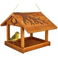 BIRDSOUL Vogelhaus Forest, Wasserableitendes Design und mit hochwertiger, handwerklicher Optik.