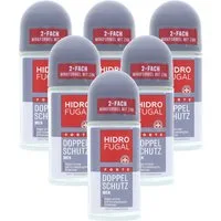 Hidrofugal Deo-Roller 6 x Hidrofugal Men Forte Doppel Schutz Deo Roll On Anti Transpirant je