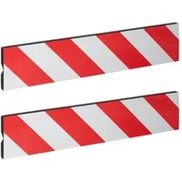 relaxdays Kantenleiste Garagen Wandschutz Ecke 2er Set, Schaumstoff
