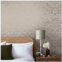 WILLIAM MORRIS AT HOME Vliestapete Strawberry Thief Fibrous, texturiert, Retro, (1 St), Design Tapeten