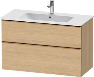Duravit D-Neo Waschtischunterbau wandhängend Natur Eiche Matt 1010x462x625 mm - DE4363004300000 DE4363004300000