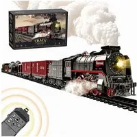 Esun Spielzeug-Zug Elektrische Zug Spielzeug, Eisenbahn Kinder Elektrisch, Fernbedienung, (Set, Komplettset), Geschenk für Frauen Männer Kinder Erwachsene