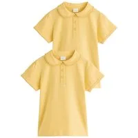 Next Poloshirt 2 Jersey-Oberteile Stretch-Baumwolle mit Kragen (2-tlg)
