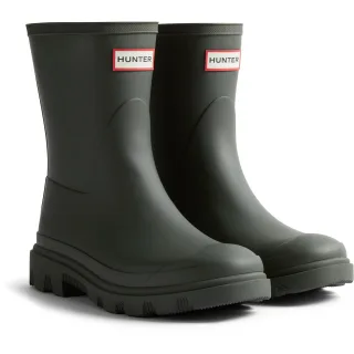 Hunter Unisex Regenkürzer Gummistiefel Herren Dunkeloliv