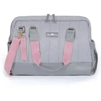 MILK&MOO Wickeltasche Baby Wickeltasche mit Mehrere Fächer, Ink. Kinderwagenriemen, Antrasit