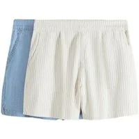 The Set Shorts The Set Leichte Denim-Shorts im 2er-Pack (2-tlg)