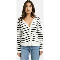 Smith & Soul Strickjacke mit V-Ausschnitt, Viskosemix