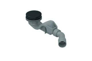 Bette Duschwanne Duschfläche Ab- und Überlauf BetteSolid 50 schwarz, B598-056 B598-056