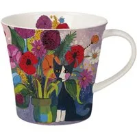 Goebel Tasse Rosina Wachtmeister - Febbre da primavera, Fine China-Porzellan, Füllmenge 0,35l
