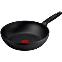 Tefal Wok Excell'Cook, Aluminium (1-tlg), leistungsstarke Antihaftbeschichtung, Induktion, metallspatelsicher