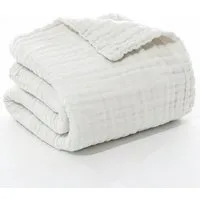 Wohndecke Musselin Decke, JASLIFE, Sommerdecke,100% Baumwolle