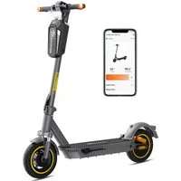 EVERCROSS TECH E-Scooter mit Straßenzulassung (ABE), 10" Runflat Reifen, Blinker, mit APP, 15,6AH Akku, 80KM/150KM, Handtasche, LED-Display