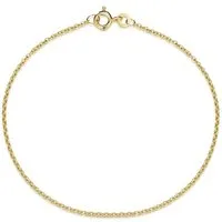 Silberkettenstore Goldarmband Erbsketten Armband 1,5mm - 333 Gold