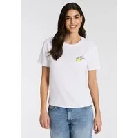 HUGO Pyjamaoberteil aus Stretch-Jersey mit Logo-Artwork, Rundhals, regular fit