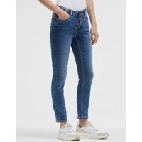 SOCCX Slim-fit-Jeans mit verkürztem Bein