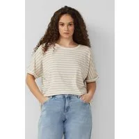 QS Kurzarmshirt T-Shirt T-Shirt mit Fledermausärmeln im Loose Fit