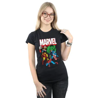 Marvel - T-Shirt für Damen (Schwarz)