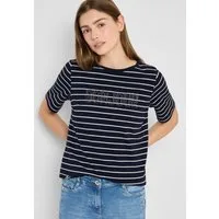 CECIL Print-Shirt mit U-Boot-Ausschnitt