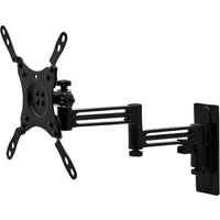 SO-TECH® TV-Wandhalterung TV-Halterung 2-armig Drehen Neigen Ausschwenken Feststellen, (bis 43 Zoll, 13-43 Zoll, ideal für Wohnmobil, mit Befestigungsmaterial)