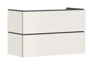 Hansgrohe Waschtischunterschrank Xilesa E 980x470mm 2 Schubkästen Waschtisch Sandbeige matt, 54262 54262780
